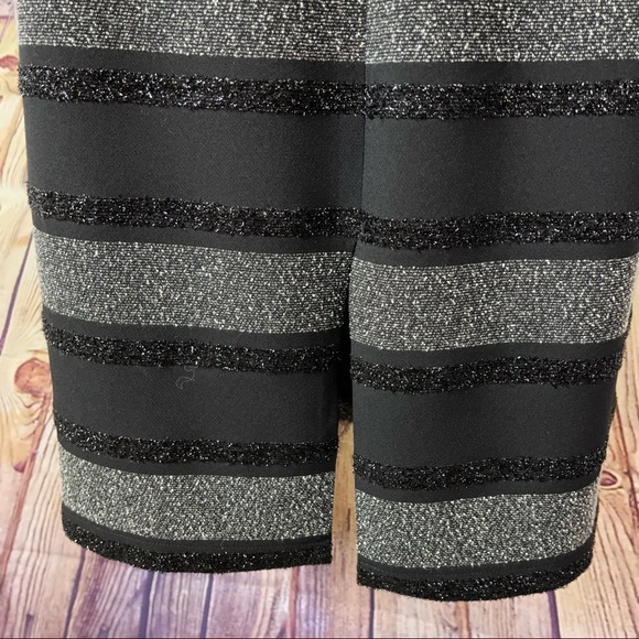 Camelot Black Stripe Annarlette Sleeveless Formal Dress - Picture 9 of 11